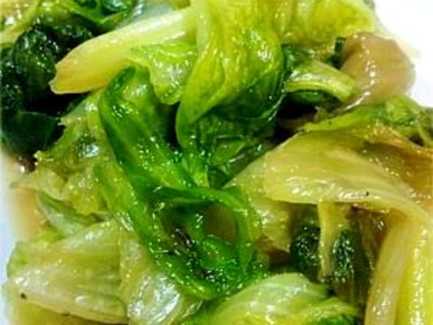 楽々♪クセになる簡単レタス炒め